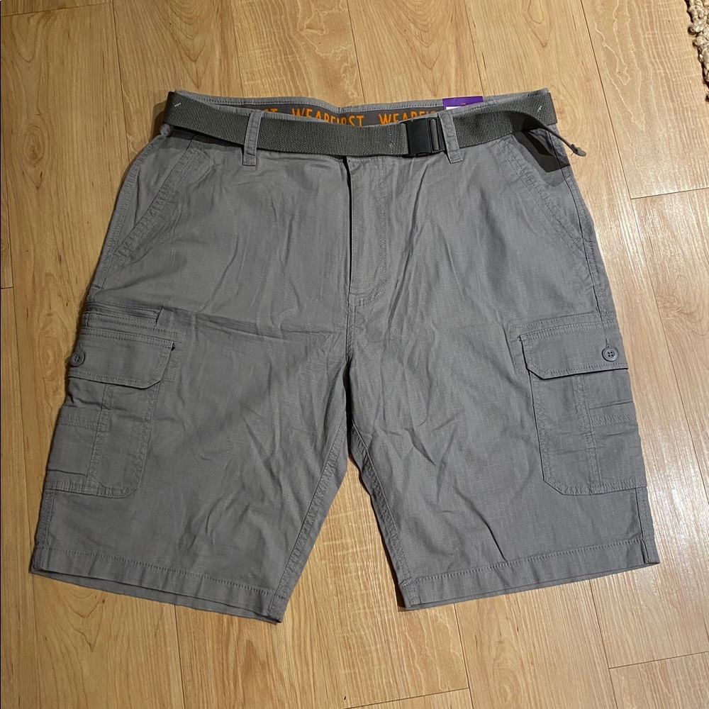 Wearfirst Men’s Grey Cargo Shorts